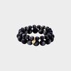 Armband set resin zwart