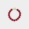 Armband kraal slot rood