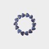 Armband harten staal donkerblauw