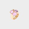 Ring crystal roze