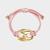 Armband boon staal roze