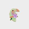 Broche toekan groen