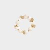 Armband beads staal nature