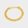 Armband schakel grof goud