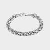 Armband schakel grof zilver