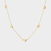 Ketting staal goud hart
