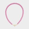 Ketting kraal slot lila