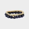 Armband set square zwart