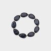 Armband ovaal resin zwart