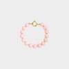 Armband kraal slot roze