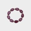 Armband ovaal resin magenta