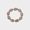 Armband ovaal resin lichtbruin