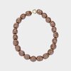 Ketting beads resin lichtbruin