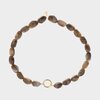 Ketting kraal resin bruin
