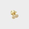 Pin kers crystal wit