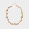 Ketting hart staal cognac