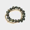 Armband set hart groen