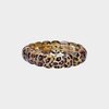 Armband resin kraal leopard