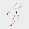Ketting kwast kraal bruin