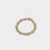 Armband kraal grijs