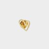 Pin hartje crystal wit