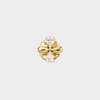 Pin klaver crystal wit