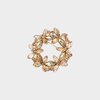 Broche krans crystal nude
