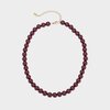 Ketting kraal bordeaux