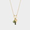 Ketting trio hart groen