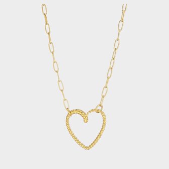 Ketting schakel hart open