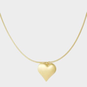 Ketting hart goud