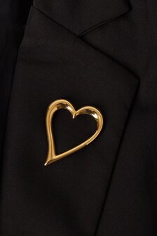 Broche hart open