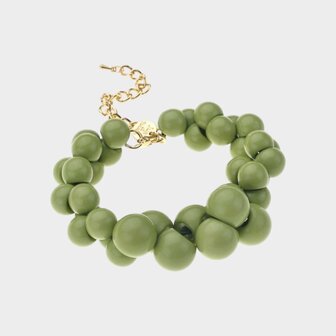 Armband tros groen