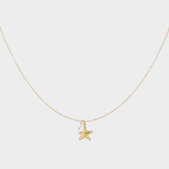 Ketting zeester parel