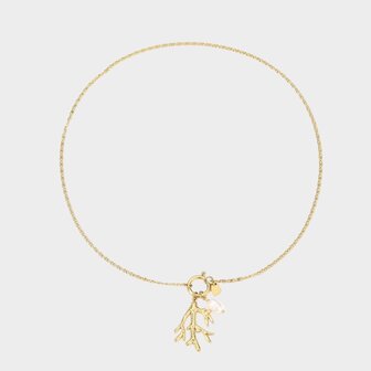 Ketting staal koraal parel