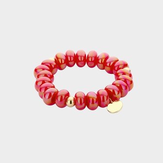 Armband kraal rood