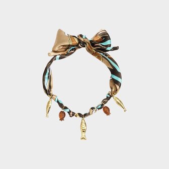 Ketting shawl vis zand