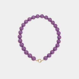 Ketting kraal slot paars