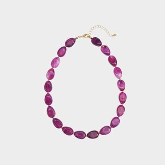 Ketting resin magenta