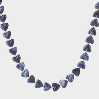 Ketting harten staal blauw