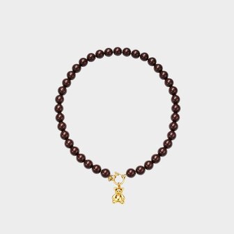 Ketting beer slot bruin