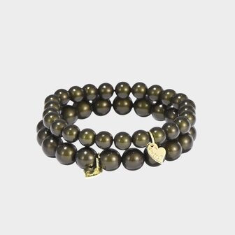 Armband set kraal groen