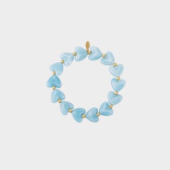 Armband harten staal lichtblauw