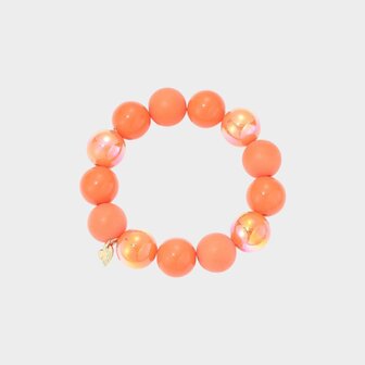 Armband kraal oranje