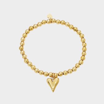 Armband hart bol M