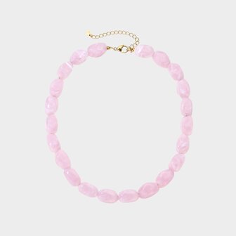 Ketting resin roze