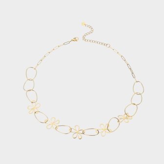 Ketting schakel staal bloem