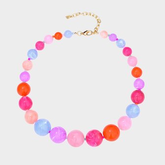 Ketting kraal bol multi