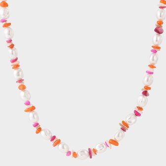 Ketting parel steen multi