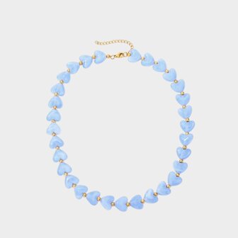 Ketting harten staal blauw